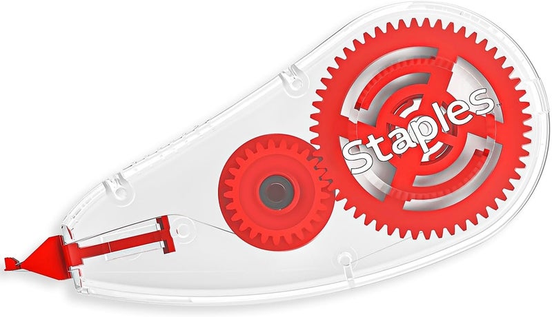 Staples Correction Tape - White Out Tape, Easy to Use, 10-Pack, Smooth Roll, Shadow-Free Corrector Tape - Image 1